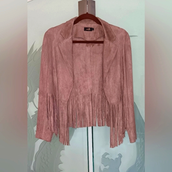 Western Wear Ontwelfth Fringe Short Jacket - Picture 2 of 3